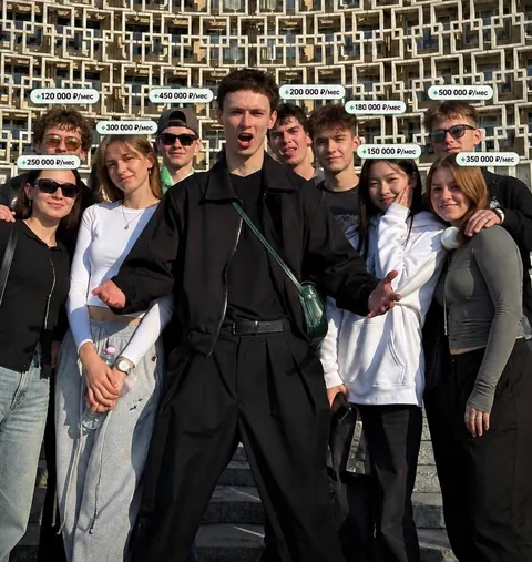 Данил с учениками